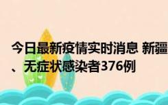 今日最新疫情实时消息 新疆10月9日新增本土确诊病例70例、无症状感染者376例