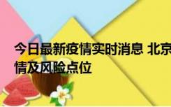 今日最新疫情实时消息 北京昌平区通报1例新增确诊病例详情及风险点位