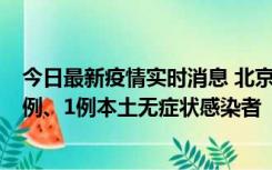 今日最新疫情实时消息 北京10月10日新增13例本土确诊病例、1例本土无症状感染者