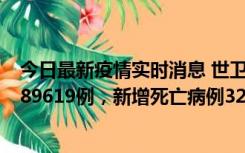 今日最新疫情实时消息 世卫组织：全球新增新冠确诊病例189619例，新增死亡病例329例