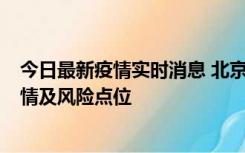 今日最新疫情实时消息 北京昌平区通报1例新增确诊病例详情及风险点位