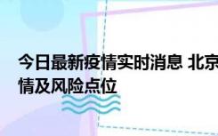 今日最新疫情实时消息 北京昌平区通报1例新增确诊病例详情及风险点位