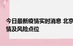 今日最新疫情实时消息 北京昌平区通报1例新增确诊病例详情及风险点位