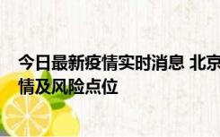 今日最新疫情实时消息 北京昌平区通报1例新增确诊病例详情及风险点位