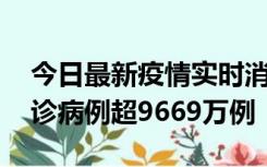 今日最新疫情实时消息 美国累计新冠肺炎确诊病例超9669万例