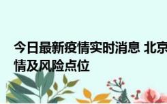 今日最新疫情实时消息 北京昌平区通报1例新增确诊病例详情及风险点位