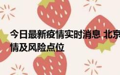 今日最新疫情实时消息 北京昌平区通报1例新增确诊病例详情及风险点位