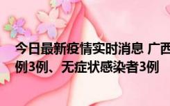 今日最新疫情实时消息 广西10月10日新增外省来桂确诊病例3例、无症状感染者3例