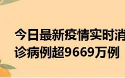 今日最新疫情实时消息 美国累计新冠肺炎确诊病例超9669万例