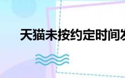 天猫未按约定时间发货赔付怎么操作的