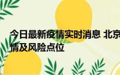 今日最新疫情实时消息 北京昌平区通报1例新增确诊病例详情及风险点位