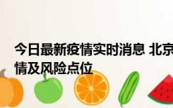 今日最新疫情实时消息 北京昌平区通报1例新增确诊病例详情及风险点位