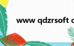 www qdzrsoft com zr asp咋下载