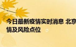 今日最新疫情实时消息 北京昌平区通报1例新增确诊病例详情及风险点位