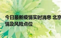 今日最新疫情实时消息 北京昌平区通报1例新增确诊病例详情及风险点位