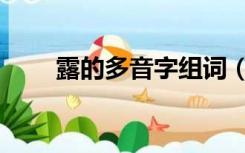 露的多音字组词（着的多音字组词）