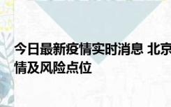 今日最新疫情实时消息 北京昌平区通报1例新增确诊病例详情及风险点位