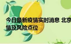 今日最新疫情实时消息 北京昌平区通报1例新增确诊病例详情及风险点位