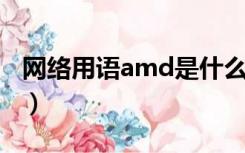 网络用语amd是什么意思（AMD是什么意思）