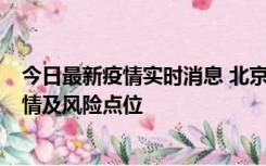 今日最新疫情实时消息 北京昌平区通报1例新增确诊病例详情及风险点位