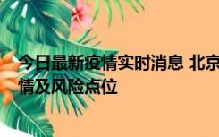 今日最新疫情实时消息 北京昌平区通报1例新增确诊病例详情及风险点位