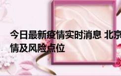 今日最新疫情实时消息 北京昌平区通报1例新增确诊病例详情及风险点位