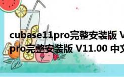 cubase11pro完整安装版 V11.00 中文免费版（cubase11pro完整安装版 V11.00 中文免费版功能简介）