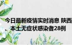 今日最新疫情实时消息 陕西10月11日新增本土确诊病例7例、本土无症状感染者28例