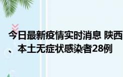 今日最新疫情实时消息 陕西10月11日新增本土确诊病例7例、本土无症状感染者28例