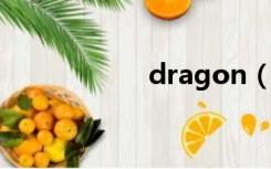 dragon（龙的英文）