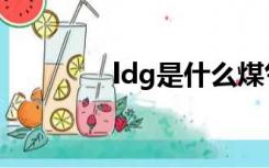 ldg是什么煤气缩写（ldg）