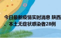 今日最新疫情实时消息 陕西10月11日新增本土确诊病例7例、本土无症状感染者28例