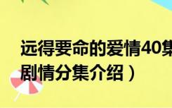 远得要命的爱情40集剧情（远的要命的爱情剧情分集介绍）