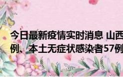 今日最新疫情实时消息 山西10月11日新增本土确诊病例78例、本土无症状感染者57例