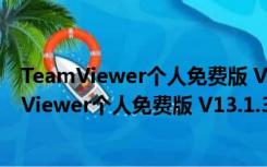 TeamViewer个人免费版 V13.1.3629 官方电脑版（TeamViewer个人免费版 V13.1.3629 官方电脑版功能简介）