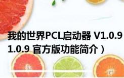 我的世界PCL启动器 V1.0.9 官方版（我的世界PCL启动器 V1.0.9 官方版功能简介）