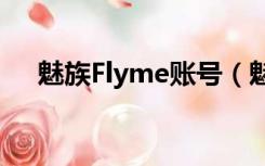 魅族Flyme账号（魅族flyme帐号登录）