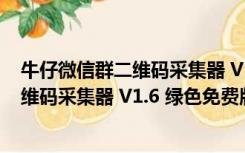 牛仔微信群二维码采集器 V1.6 绿色免费版（牛仔微信群二维码采集器 V1.6 绿色免费版功能简介）