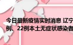 今日最新疫情实时消息 辽宁10月11日新增25例本土确诊病例、22例本土无症状感染者