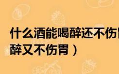 什么酒能喝醉还不伤胃（喝酒前喝什么不容易醉又不伤胃）