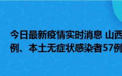 今日最新疫情实时消息 山西10月11日新增本土确诊病例78例、本土无症状感染者57例