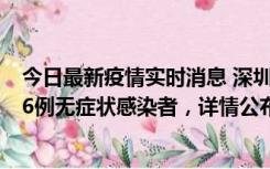 今日最新疫情实时消息 深圳10月11日新增23例确诊病例和6例无症状感染者，详情公布