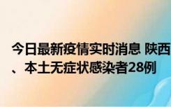 今日最新疫情实时消息 陕西10月11日新增本土确诊病例7例、本土无症状感染者28例