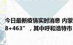 今日最新疫情实时消息 内蒙古10月11日新增本土感染者“48+463”，其中呼和浩特市“28+374”