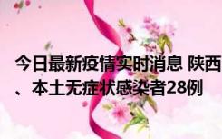 今日最新疫情实时消息 陕西10月11日新增本土确诊病例7例、本土无症状感染者28例