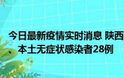 今日最新疫情实时消息 陕西10月11日新增本土确诊病例7例、本土无症状感染者28例