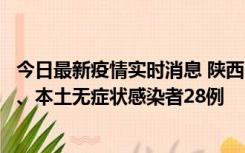 今日最新疫情实时消息 陕西10月11日新增本土确诊病例7例、本土无症状感染者28例