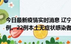 今日最新疫情实时消息 辽宁10月11日新增25例本土确诊病例、22例本土无症状感染者