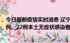 今日最新疫情实时消息 辽宁10月11日新增25例本土确诊病例、22例本土无症状感染者