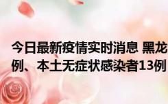 今日最新疫情实时消息 黑龙江10月11日新增本土确诊病例6例、本土无症状感染者13例